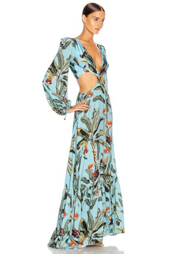 Patbo tropical print maxi dress