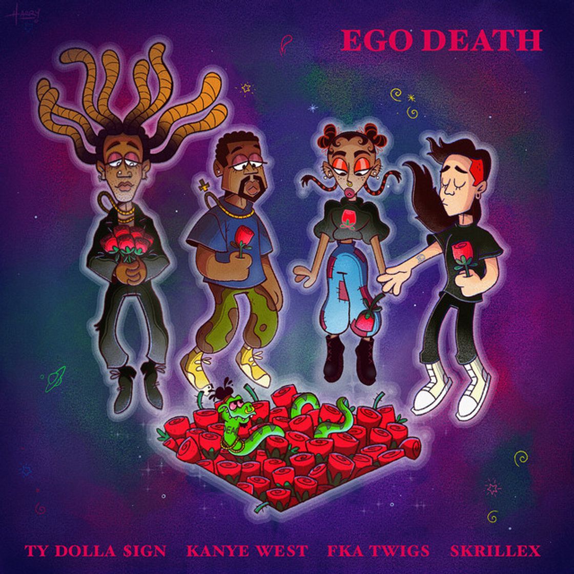 Canción Ego Death (feat. Kanye West, FKA twigs & Skrillex)