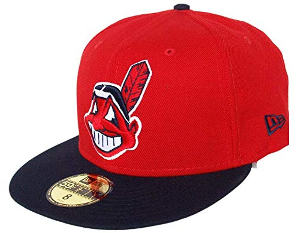 Fashion New Era Cleveland Indians Red Navy OTC Cap 59fifty 5950 Fitted MLB Limited Edition