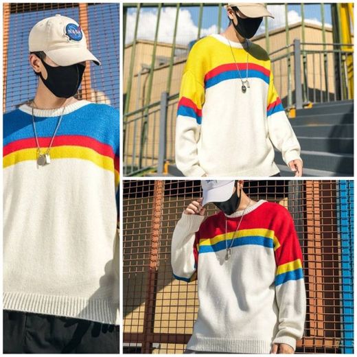 SHIKISO Rainbow Wool Sweater