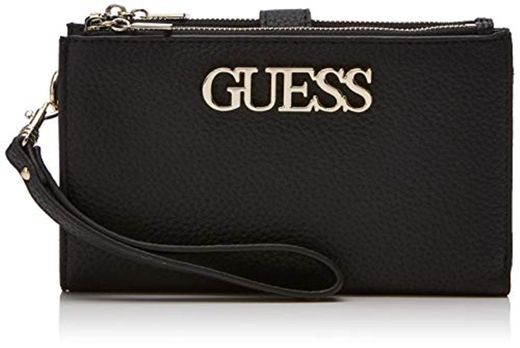 Guess - Uptown Chic Slg Dbl Zip Orgnzr, Mujer, Negro