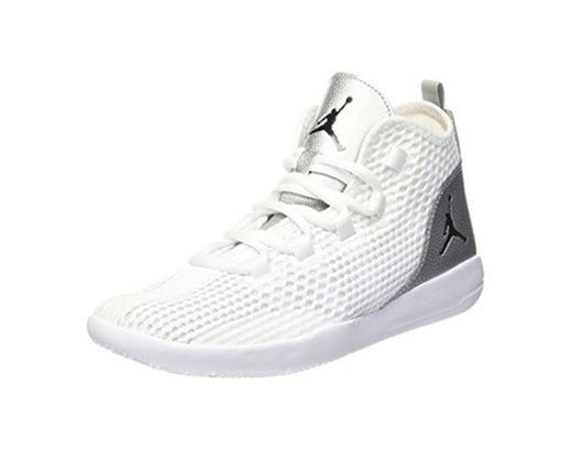 Nike, Zapatillas de Baloncesto para Niños, Blanco