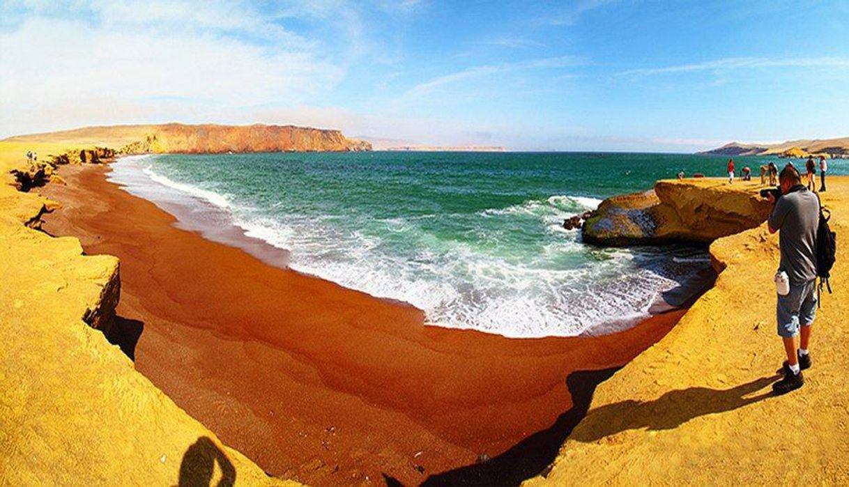 Lugar Playas rojas Paracas (Ica)