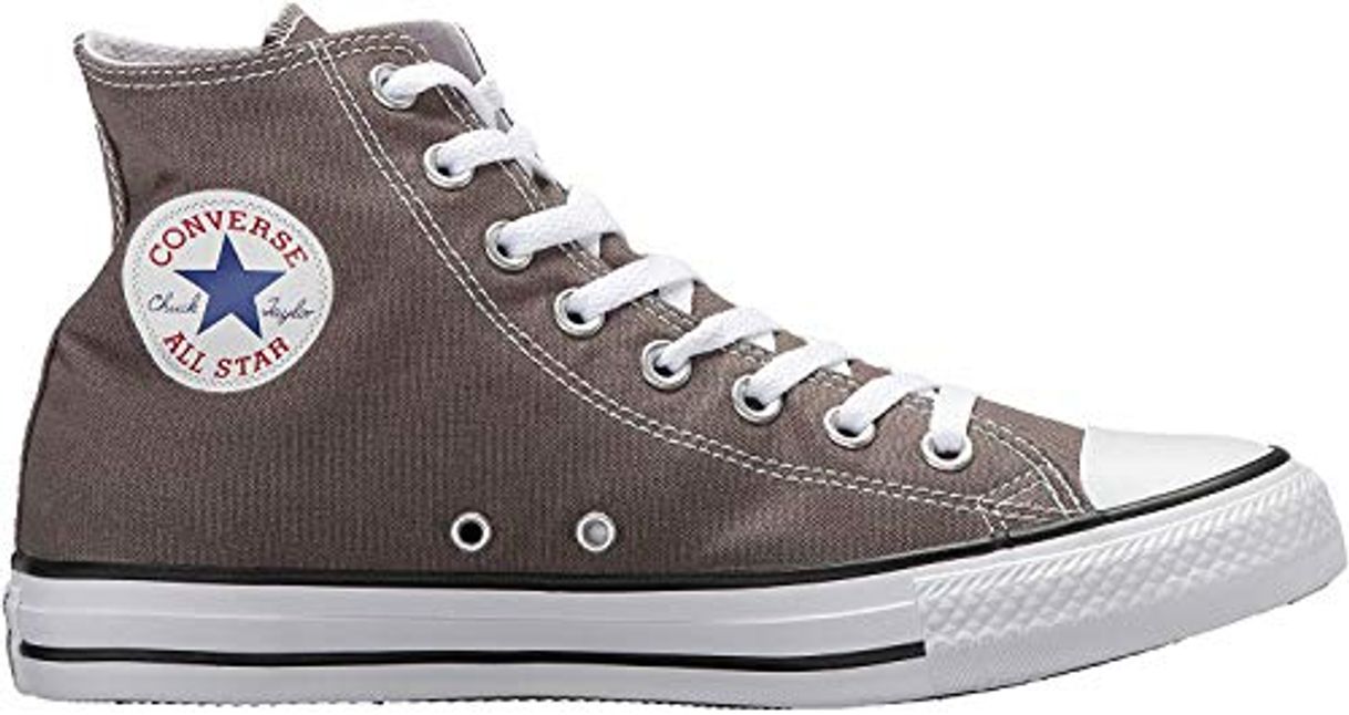 Moda Converse Chuck Taylor All Star Hi Top, Zapatillas Unisex Adulto, Gris