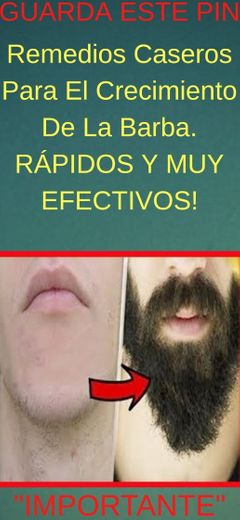 Remedios caseros para crecer la barba🧔