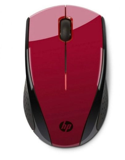 HP X3000 Ratón Inalámbrico Rojo 1200DPI 