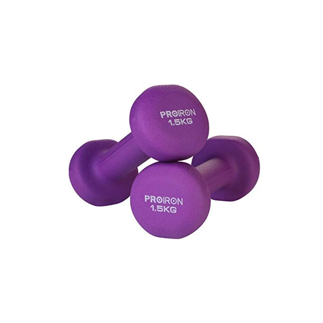 Productos PROIRON Mancuernas de Neopreno Mancuernas con Revestimiento de Neopreno 2 x 1