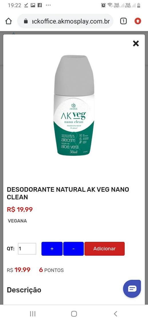 Social Desodorante vegano akmos