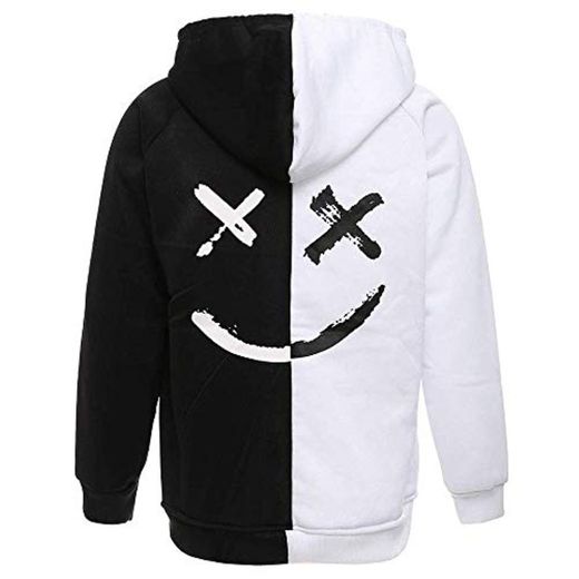 XIAOYAO Hombre Sudadera con Capucha Deportiva Manga Larga Hoodie Casual Camisa de