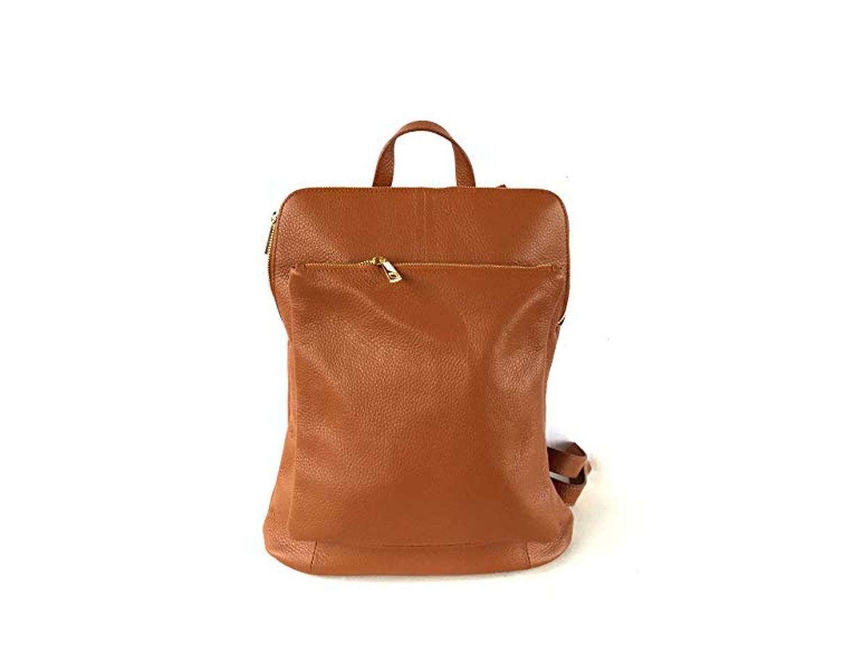 Social Superflybags Bolso de hombro convertible mochila para Mujer en Cuero Genuino en