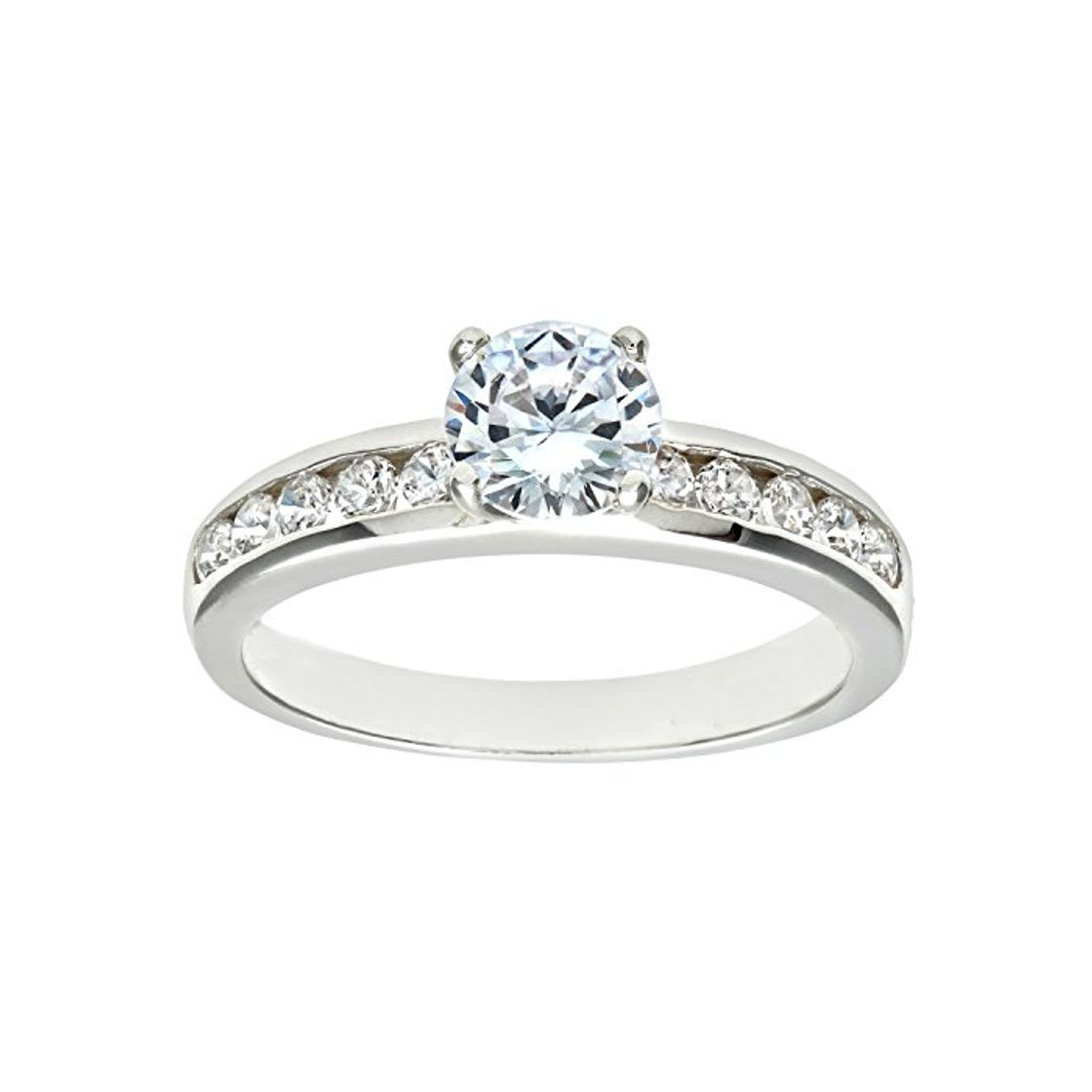 Social Citerna Anillo de Mujer con Plata de ley