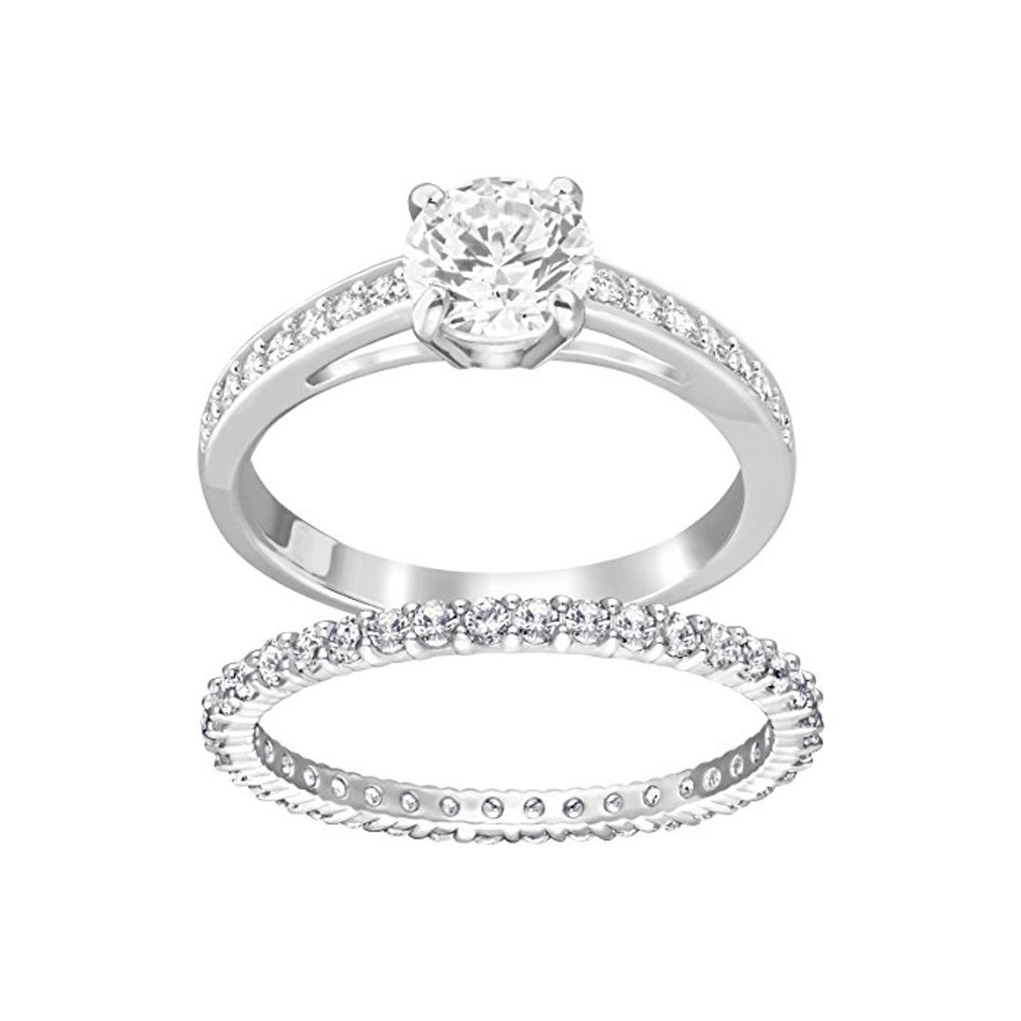 Social Swarovski Conjunto de Anillos Attract