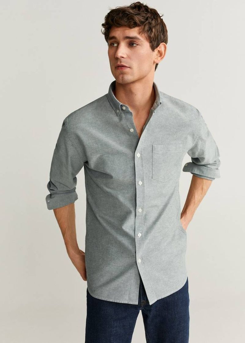 Fashion Camisa regular fit Oxford algodón

