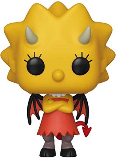 Funko- Pop Figura De Vinil: Animation: Simpsons-Lisa as Devil Coleccionable, Multicolor