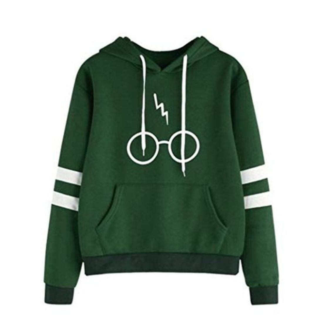 Fashion Hanyixue Mujeres Camisetas Manga Larga Varsity Gafas de Harry Potter Encapuchado Camisa