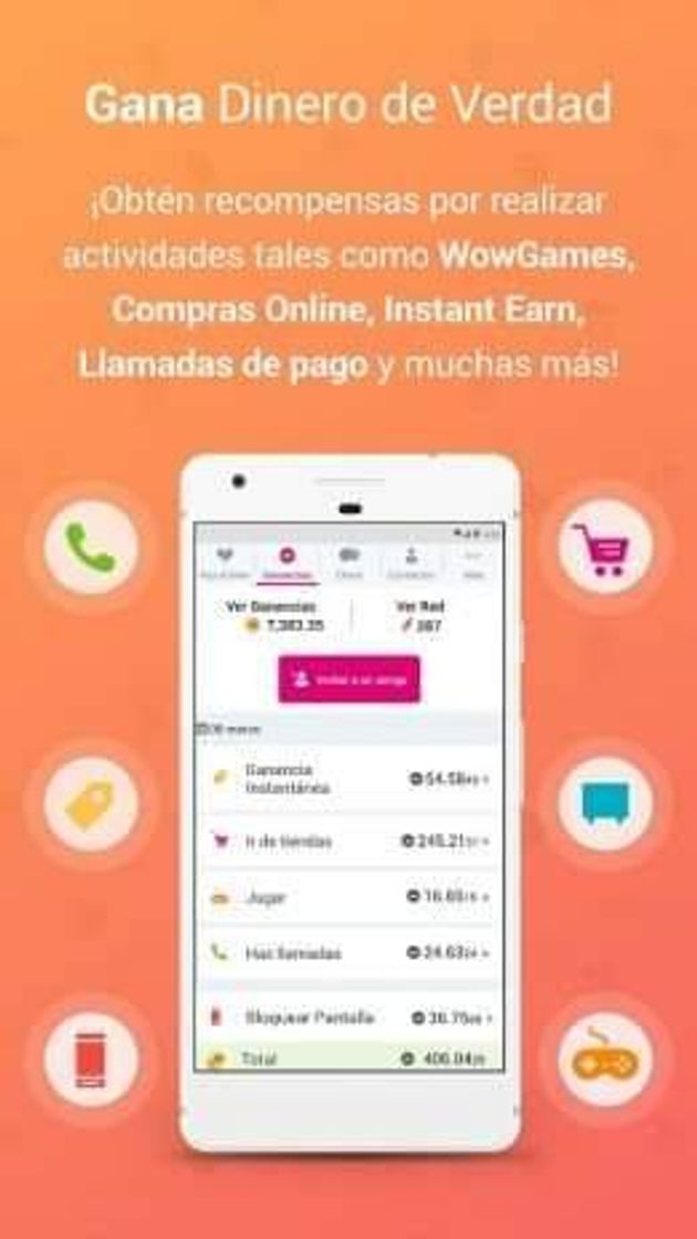 Apps WowwAp app para generar dinero sin inversión muy buena..