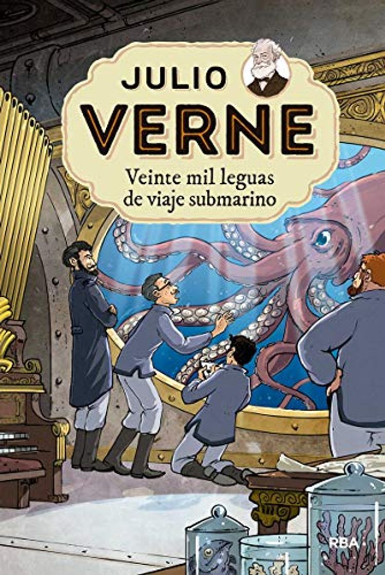 Libro Julio Verne 4. Veinte mil leguas de viaje submarino.