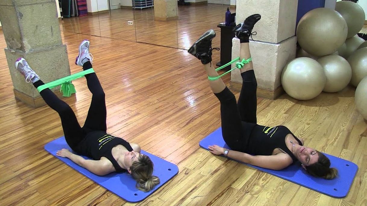 Social ENDURECE PIERNAS [con goma elástica] - YouTube