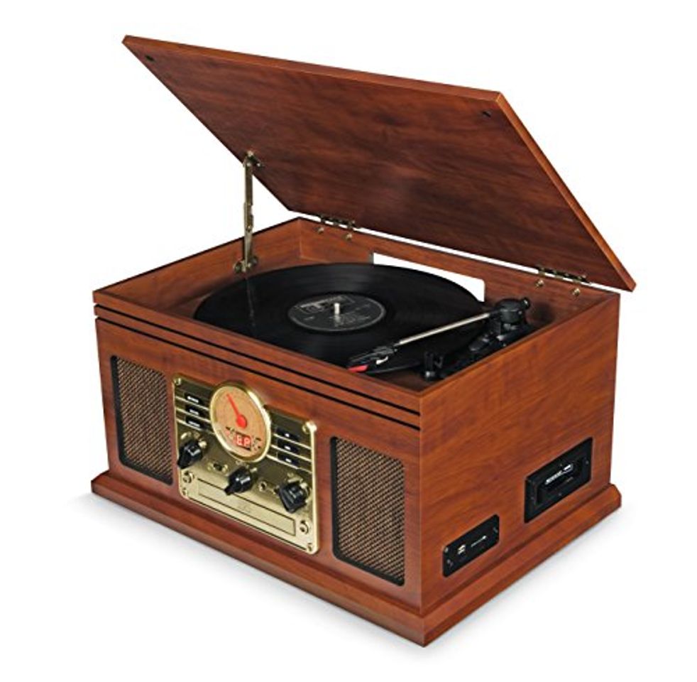 Productos Tocadiscos de Vinilo Vintage con Altavoces Integrados - Reproducción de MP3 USB