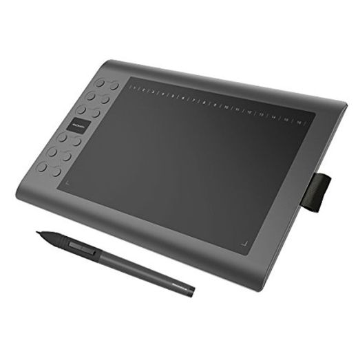 GAOMON M106K Tableta Gráfica con 2048 Niveles de Presión 12+16 Teclas de