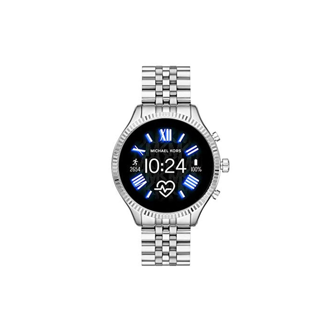 Fashion Michael Kors Smartwatch Pantalla táctil para Mujer de Connected con Correa en Acero Inoxidable MKT5077