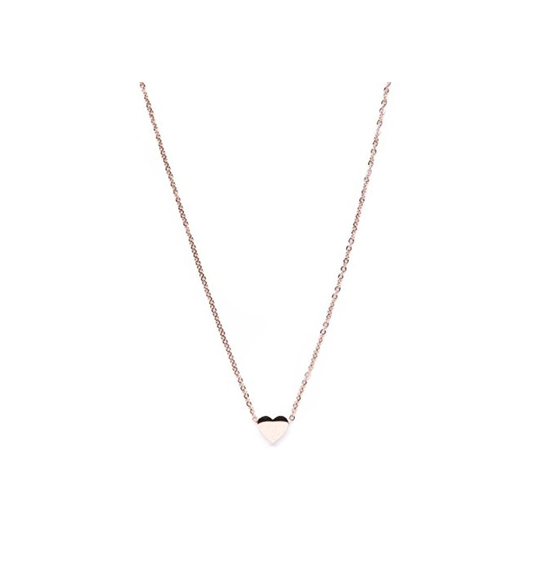 Product Happiness Boutique Damas Collar con Colgante en Oro Rosa Minimalista