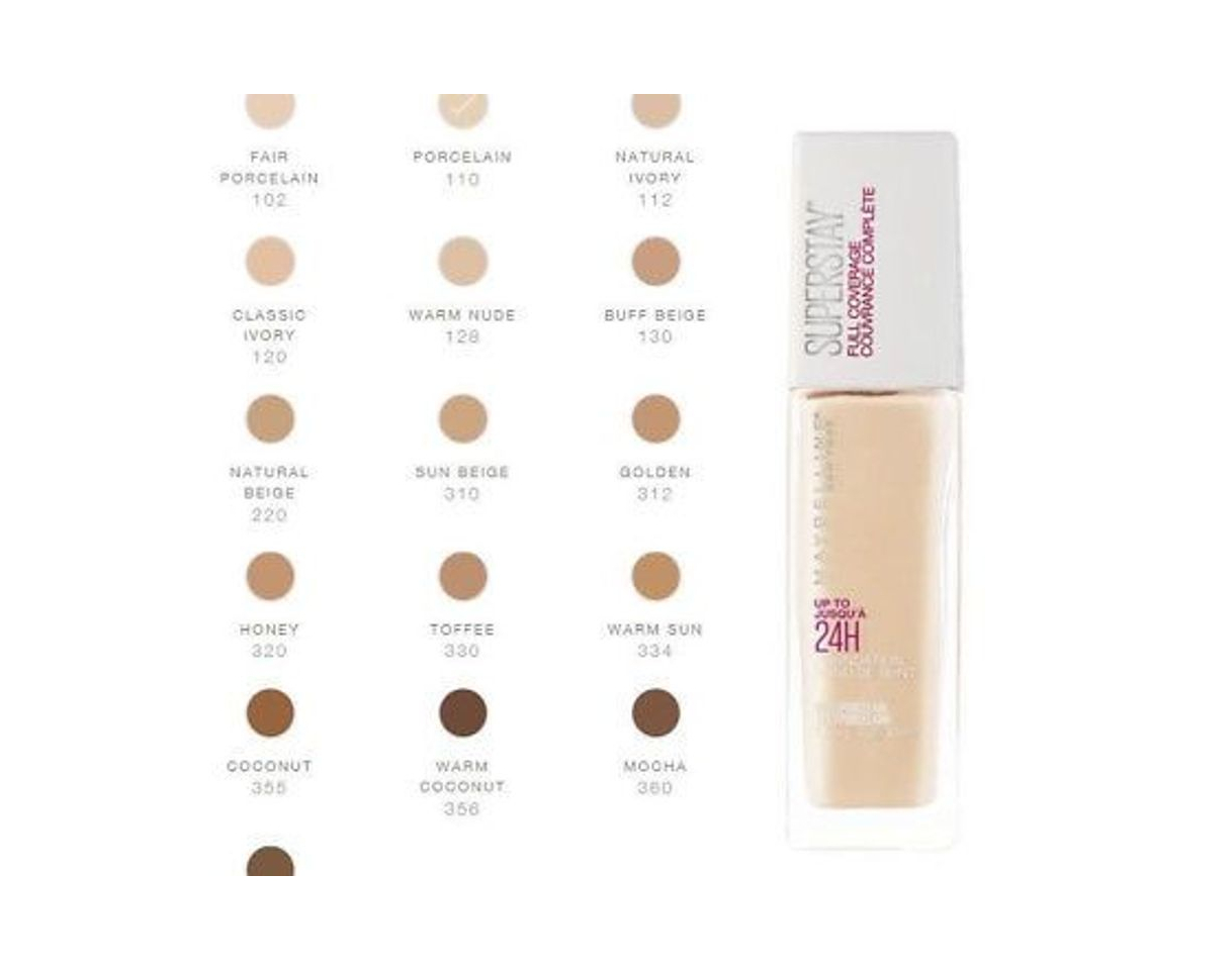 Social Base Superstay Full Coverage tono Buff Beige Maybelline

