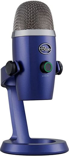 Blue Microphones Yeti Nano - Micrófono USB de condensador profesional con múltiples