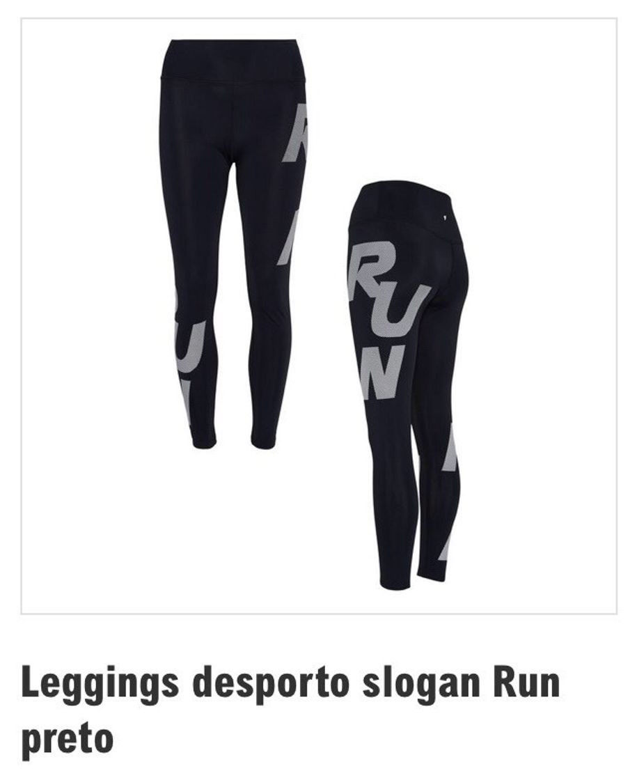Fashion Leggings desporto pretas 