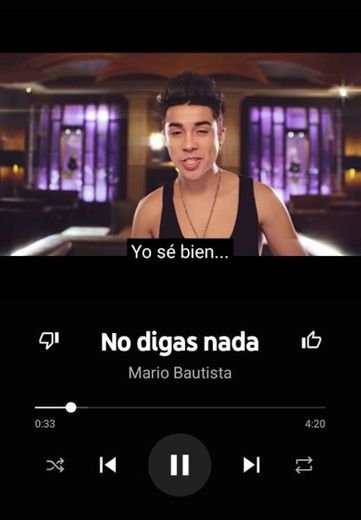 Mario Bautista - No Digas Nada (Video Oficial) -