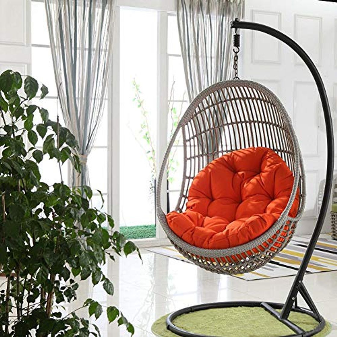 Social N/V Columpio Colgante Silla Cojín, Cojín De Asiento De Cesta Colgante Suave