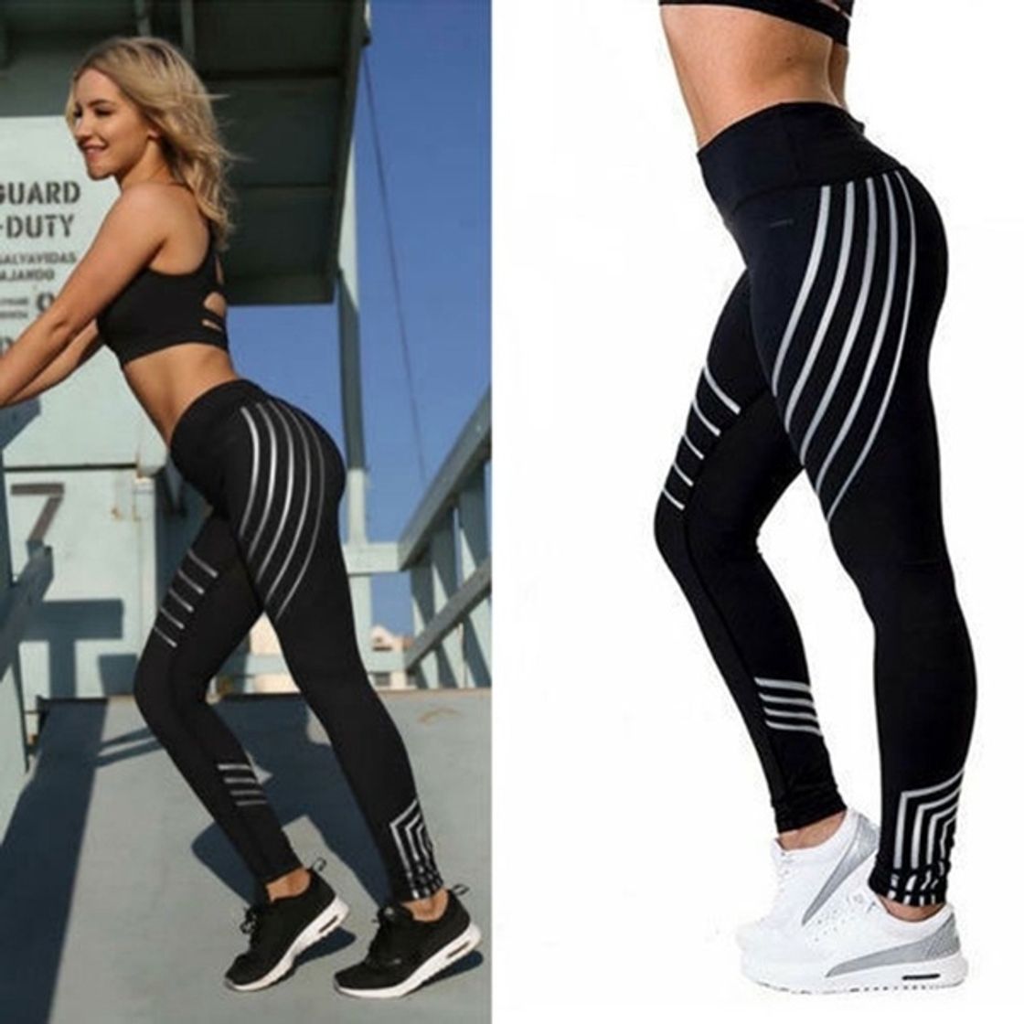 Fashion Women Leggings High Waist Printing Yoga Gym Finess Workout Casual Pants