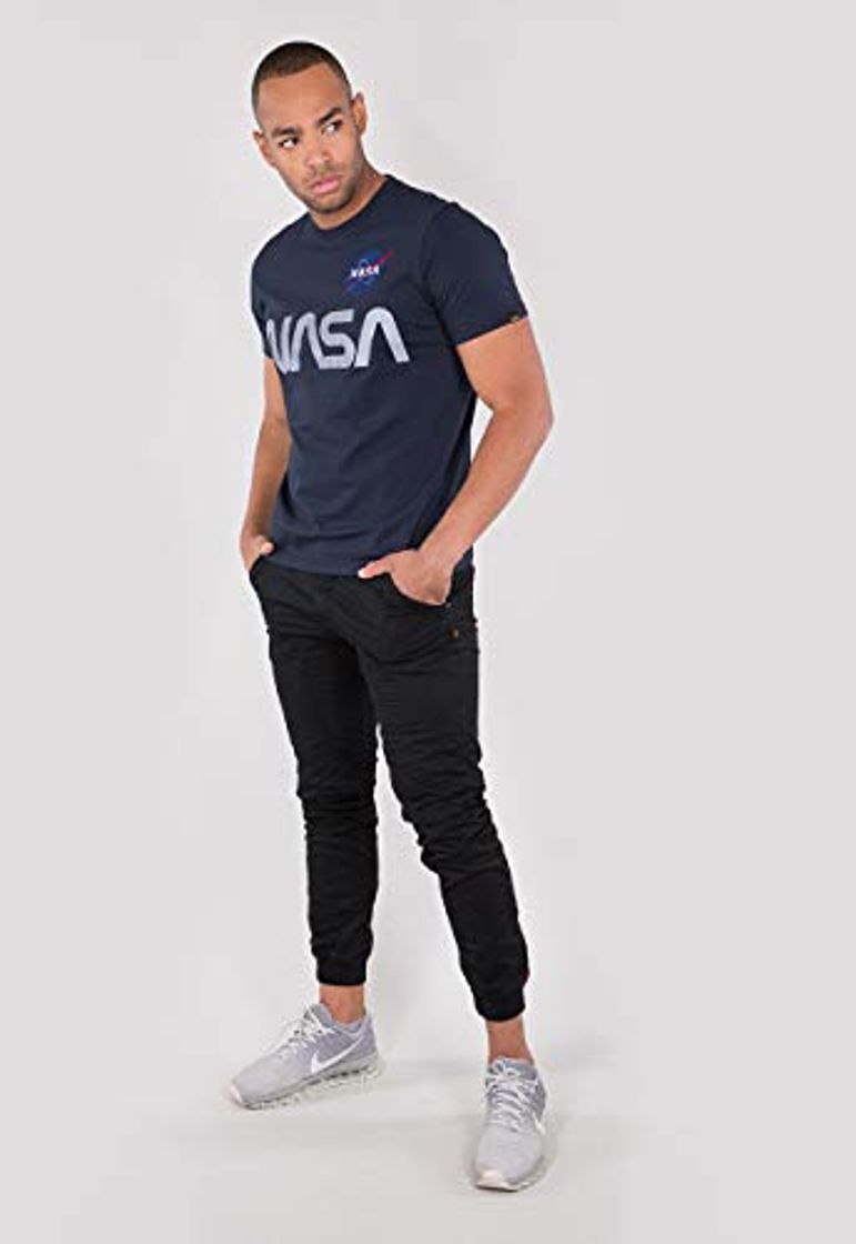 Fashion Alpha Industries NASA Reflective Camiseta rep blue