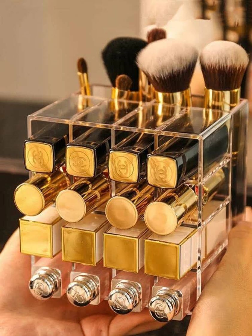 Fashion Caja de almacenamiento de cosmético con multi cuadro - Shein