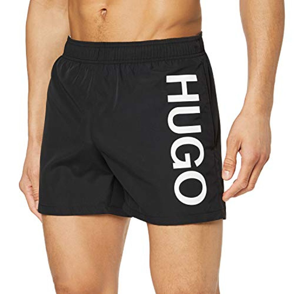 Moda Hugo Boss ABAS Pantalones Cortos, Negro