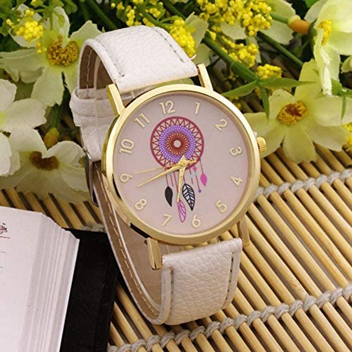 Fashion TrifyCore Reloj de Atrapasueños Cinturón de Moda Blanco paramujeres 1 Paquete