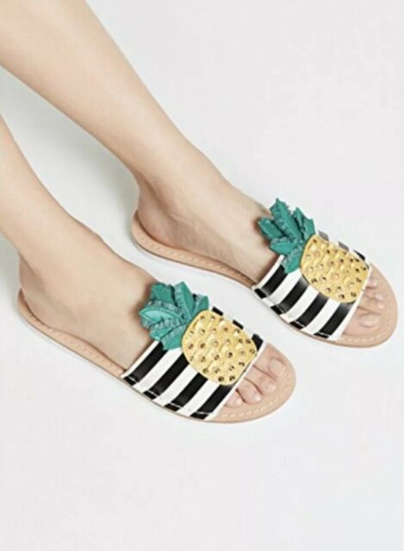 Moda Women's "pineapple" platform slide sandals | Kate Spade New York