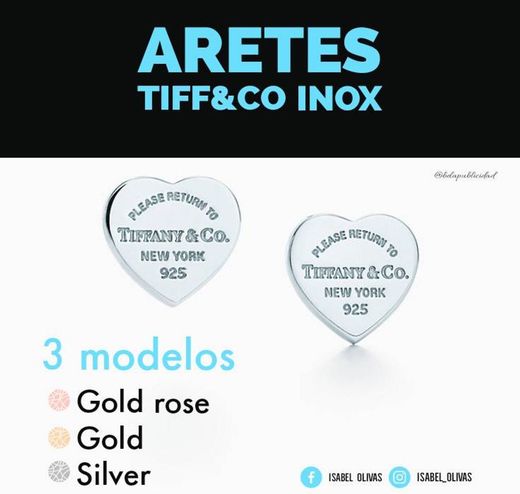 Aretes Tiffany & co