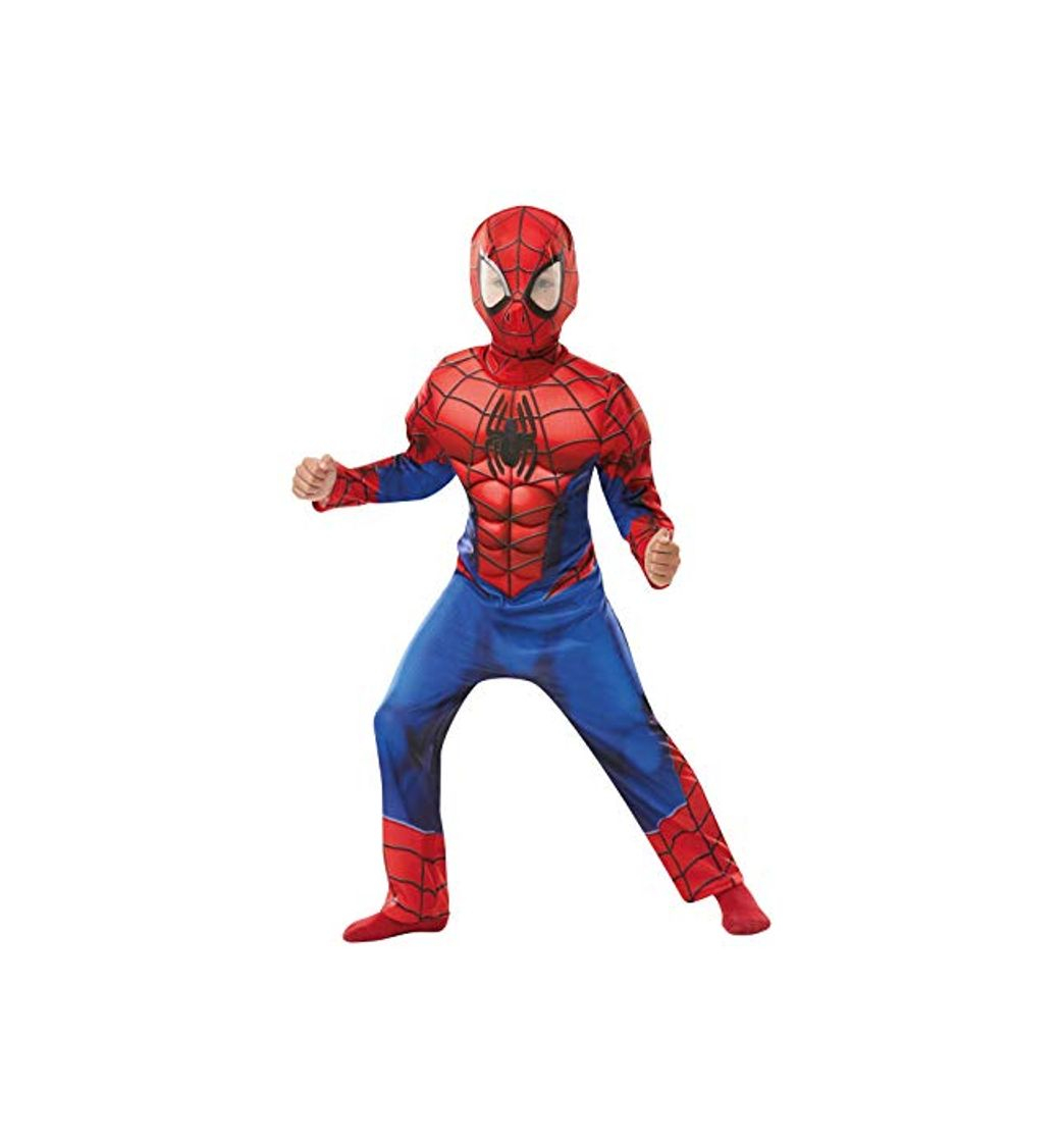 Productos Rubies 640841S SPIDERMAN Marvel - Disfraz infantil de Spider-Man de lujo