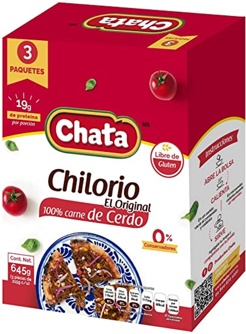 Producto Chilorio De Cerdo Chata Delicioso Sabor Sin Conservadores