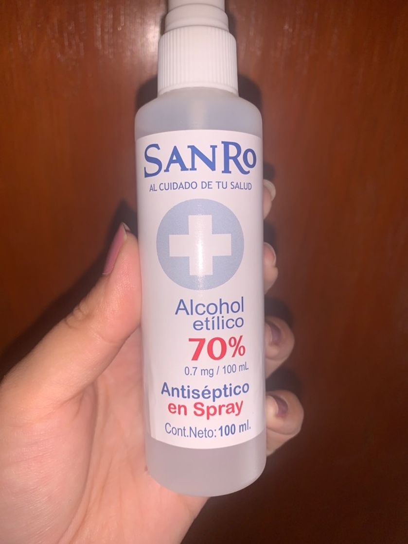 Producto Antiséptico en Spray