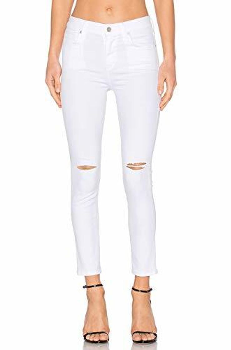 Fashion H HIAMIGOS Pantalón Vaquero Tregging Mujer Skinny Fit Tiro Alto Rotos