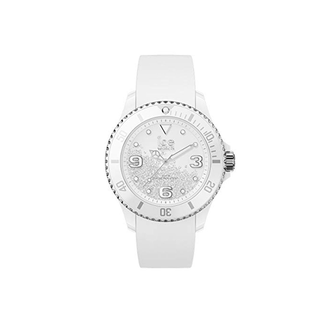 Fashion Ice-Watch - ICE crystal White silver - Reloj bianco para Mujer con