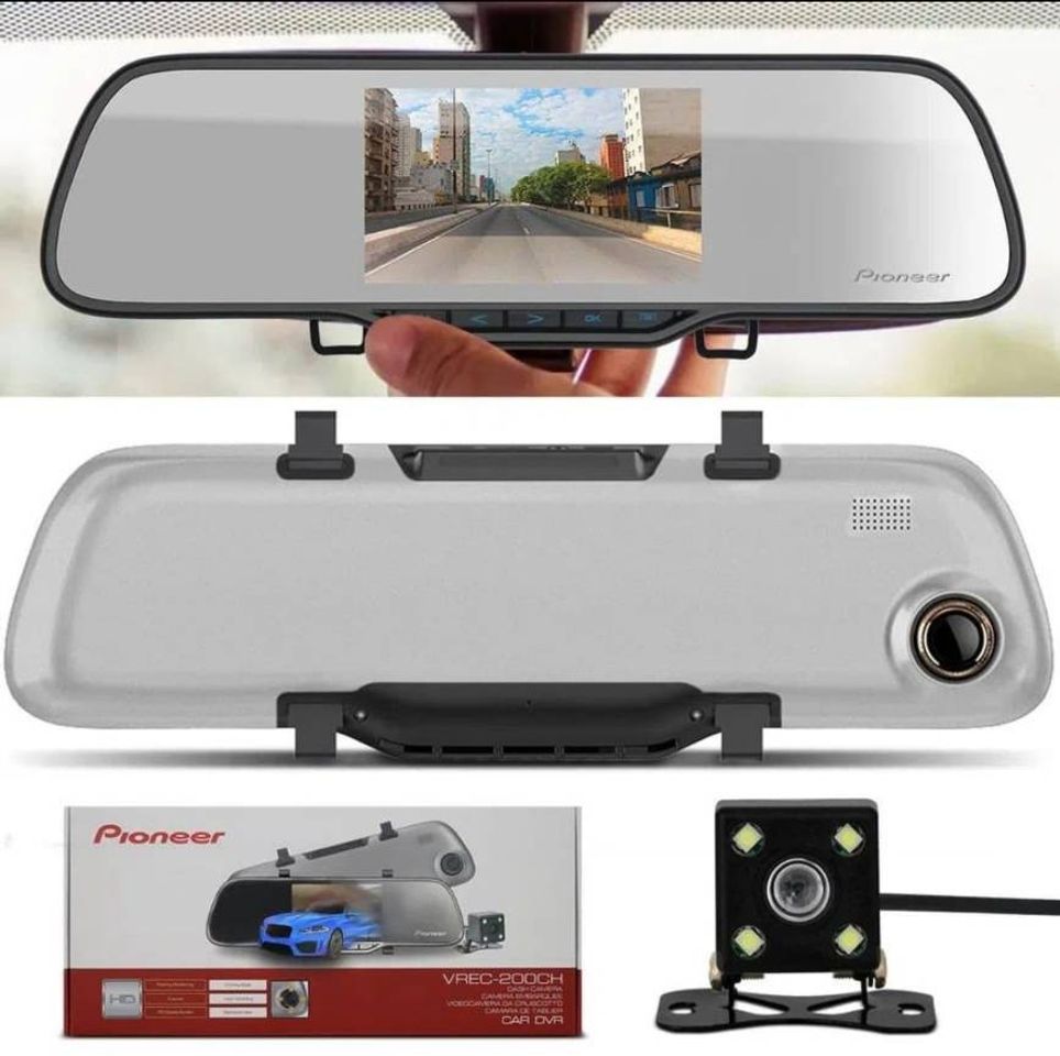 Moda Retrovisor com Câmera Pioneer Dash Cam VREC-200CH 4,7"