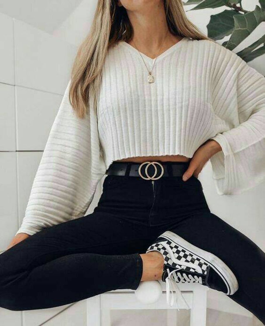 Social Look com Calça Preta