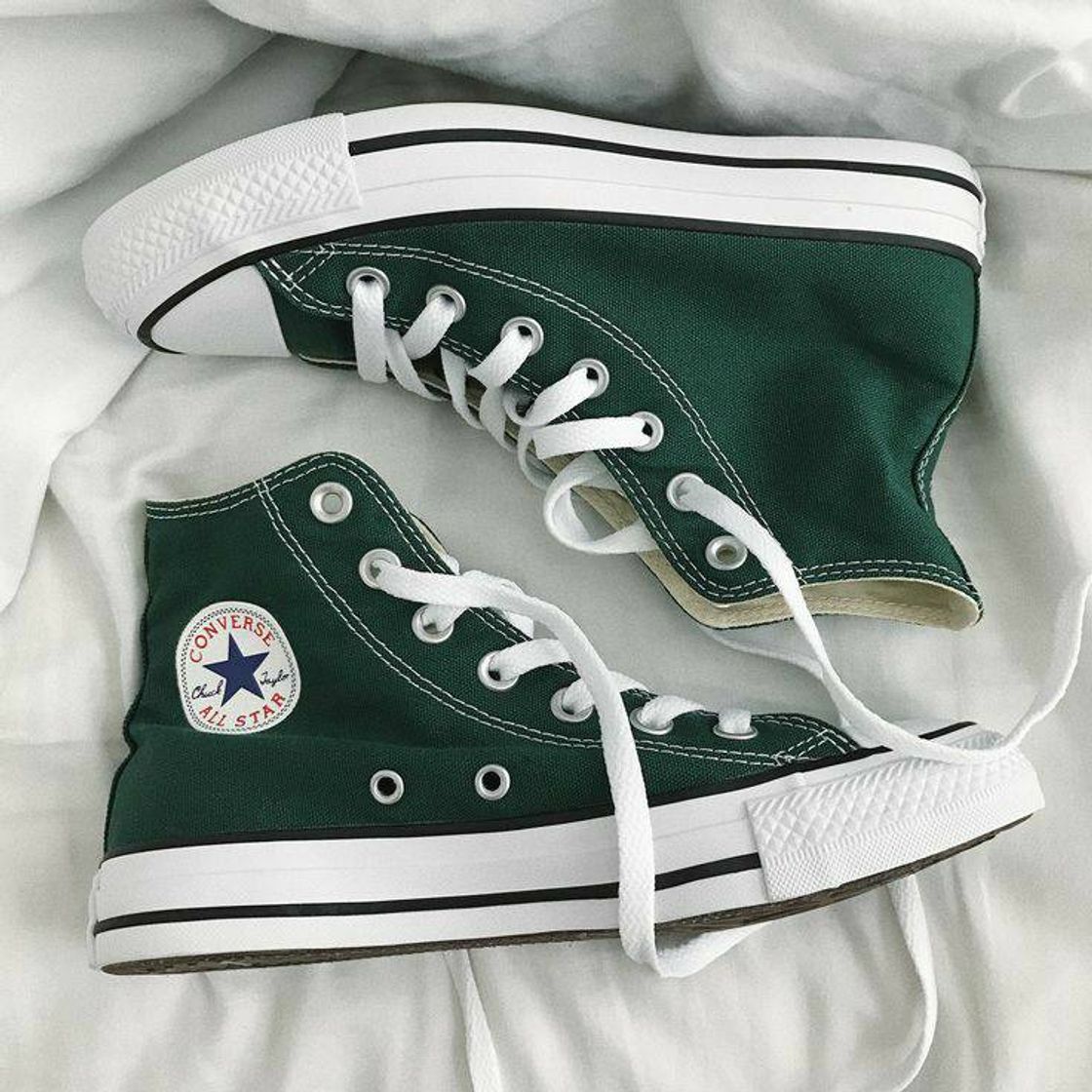 Moda All Star Converse Verde💚🌲