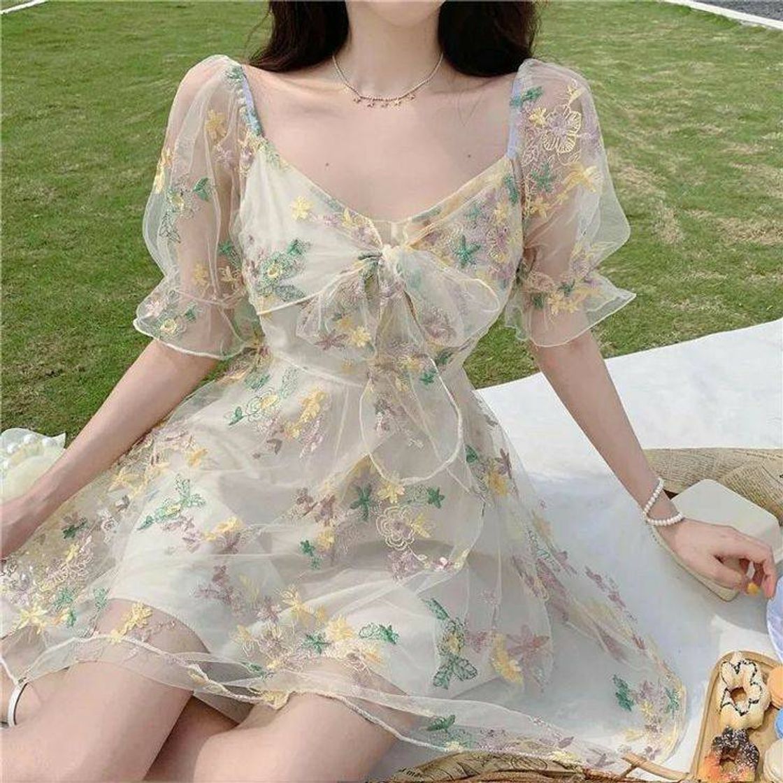 idéia de vestido estilo cottagecore ♡