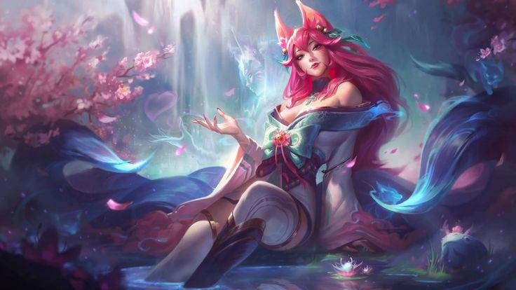 Videojuegos Ahri Florescer Espiritual