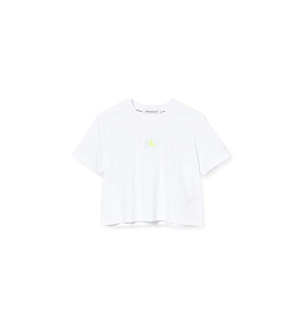 Moda Calvin Klein CK Badge Cropped tee Camisa