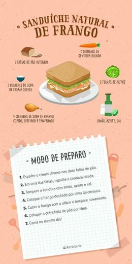 Sanduíche natural🥪